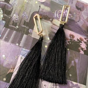 Black Classy Earrings